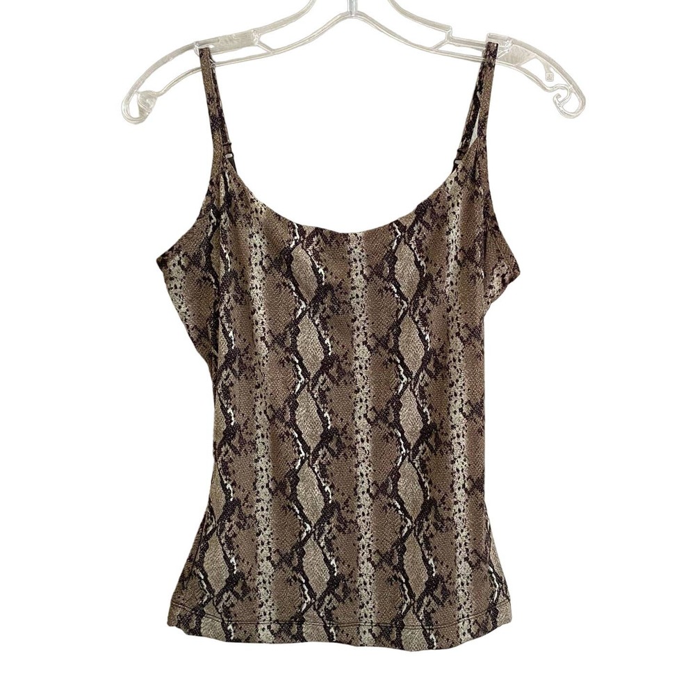 Yummie Tummie Revolve Julia Camisole Shaping Snake Print Women's Size M Nonslip